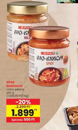 Spar Spar biokimchi ajánlat