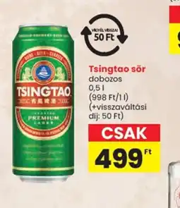 Spar Tsingtao sör ajánlat