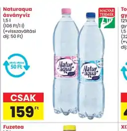 Spar Naturaqua ásványvíz ajánlat