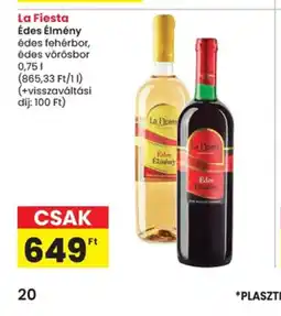 Spar La Fiesta Édes Élmény ajánlat