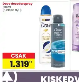Spar Dove dezodorspray ajánlat