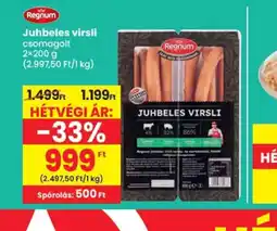 Spar Regnum Juhbeles virsli ajánlat