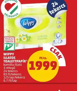 PENNY Wippy Illatos Toalettpapír ajánlat
