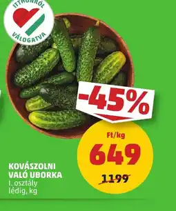PENNY Kovászolni val uborka ajánlat