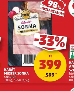 PENNY Karát Mester Sonka ajánlat