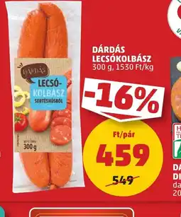 PENNY Dárdás Lecskolbász ajánlat