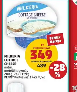 PENNY Milkeria Cottage Cheese ajánlat