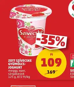 PENNY Zott Szívecske Gyümölcs-Joghurt ajánlat