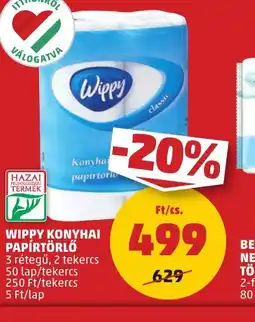 PENNY Wippy konyhai papírtörlő ajánlat
