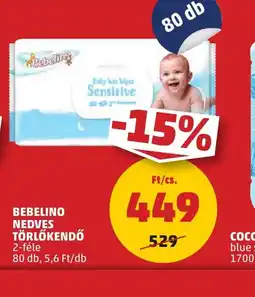 PENNY Bebellino Nedves Törlőkendő ajánlat