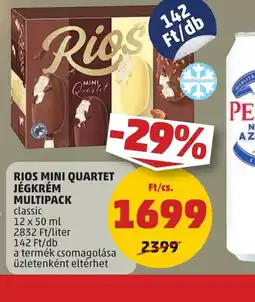 PENNY Rjos Mini Quartet Jégkrém Multipack ajánlat