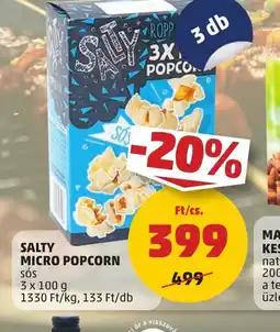 PENNY Salty Micro Popcorn ajánlat