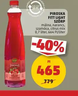 PENNY Piroska Fitt Light Szörp ajánlat