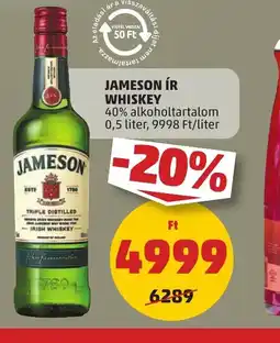 PENNY Jameson Ír Whiskey ajánlat