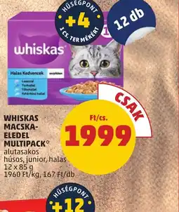 PENNY Whiskas Macskaeledel Multipack ajánlat