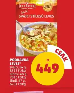 PENNY Podravka Leves ajánlat