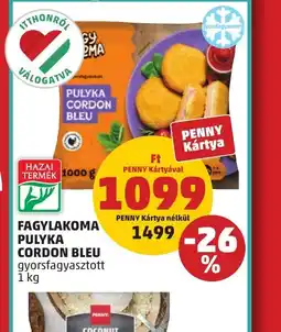 PENNY Fagylakoma Pulyka Cordon Bleu ajánlat