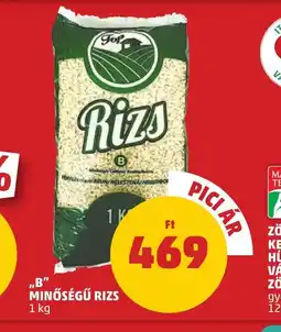 PENNY B minőségű rizs ajánlat