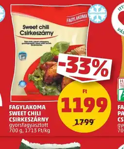 PENNY Fagylakoma Sweet Chili Csirkeszárny ajánlat