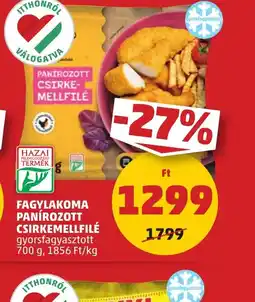 PENNY Fagylakoma Panírozott Csirkemellfilé ajánlat