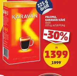 PENNY Paloma, Karaván Kávé ajánlat