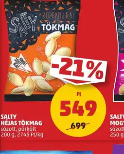 PENNY Salty Héjas Tökmag ajánlat