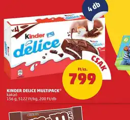 PENNY Kinder Delice Multipack ajánlat