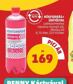 PENNY Kékforrás+ Üdítőital ajánlat