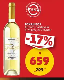 PENNY Tokaji Bor ajánlat