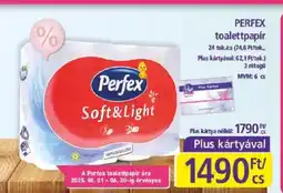 PlusMarket PERFEX toalettpapír ajánlat