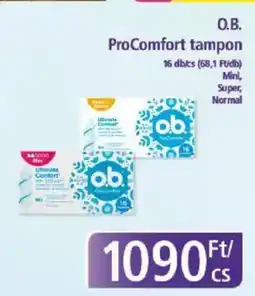 O.B. ProComfort tampon