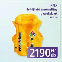 PlusMarket INTEX felfújható úszómellény gyerekeknek ajánlat
