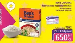 BEN'S ORIGINAL főzőtasakos hosszúszemű rizs