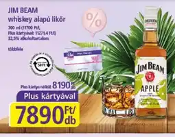 PlusMarket JIM BEAM whiskey alapú likőr ajánlat