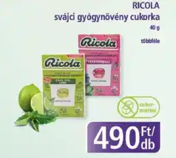 RICOLA svájci gyógynövény cukorka
