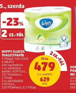 PENNY Wippy illatos toalettpapír ajánlat