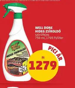 PENNY Well done hideg zsíroldó szórófejes ajánlat