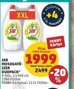 PENNY Jar mosogató- szer duopack ajánlat