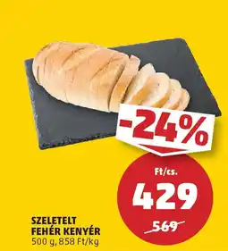 PENNY Szeletelt fehér kenyér ajánlat