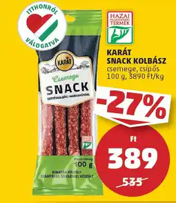 PENNY Karát snack kolbász ajánlat
