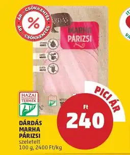 PENNY Dárdás marha párizsi ajánlat