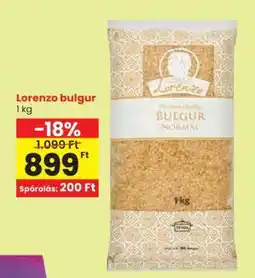 Spar Lorenzo bulgur ajánlat