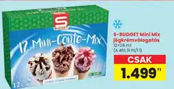 Spar S-BUDGET Mini Mix jégkrémválogatás ajánlat
