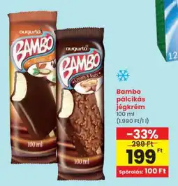 Spar Bambo pálcikás jégkrém ajánlat