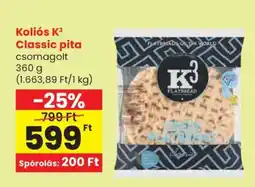 Spar Koliós K³ Classic pita ajánlat