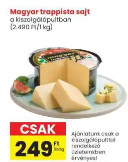 Spar Market Magyar Trappista Sajt ajánlat