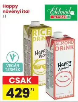 Spar Market Happy növényi ital ajánlat