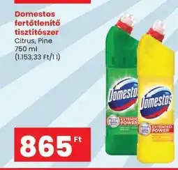 Spar Domestos fertőtlenítő tisztítószer ajánlat