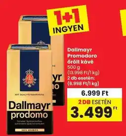 Spar Dallmayr Promodoro őrölt kávé ajánlat