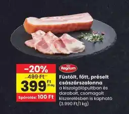 Spar Füstölt, főtt, préselt császárszalonna ajánlat